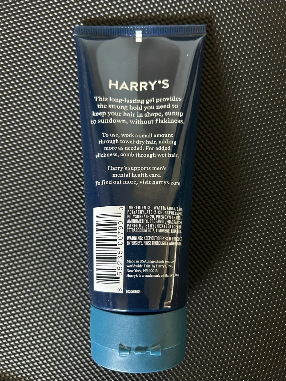Harry's Sculpting Gel - Navy Blue - Firm Hold